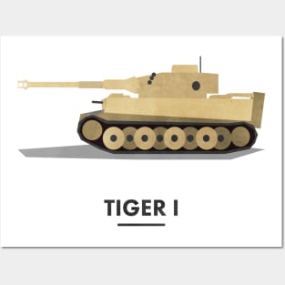 TANK Tiger Posters and Art